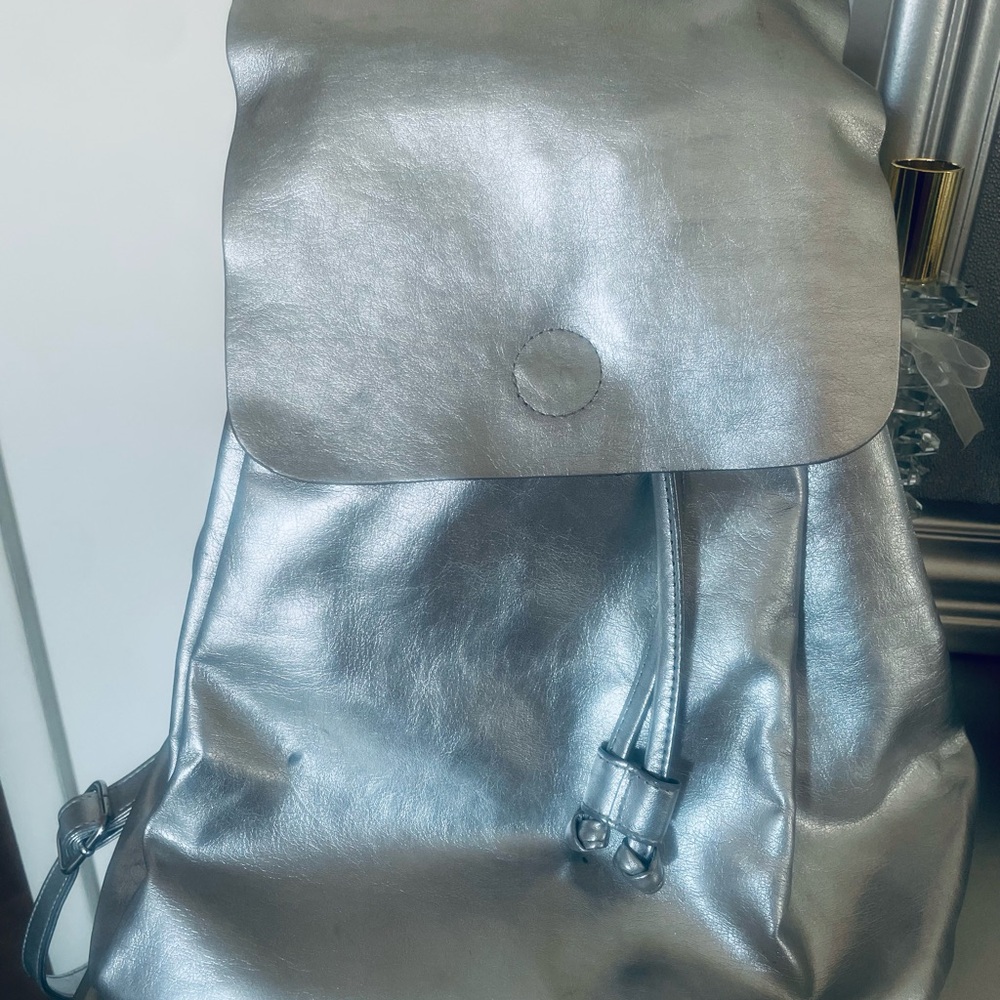 Silver Women's Backpack
